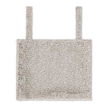 SILVER WEBBED BUSTIER